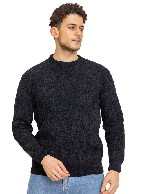 Black - Design 0125 BS - Round Pullover - Khotwh